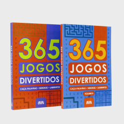 Kit 02 Livros 365 Jogos Divertidos - Caça Palavras - Sudokus - Labirintos é boa?