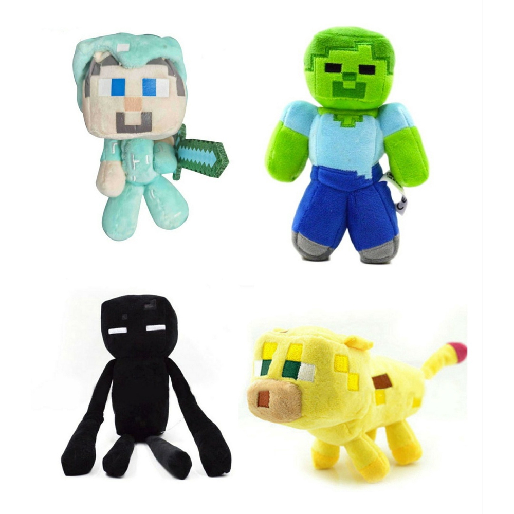 BICHINHOS DE PELUCIA DO MINECRAFT 