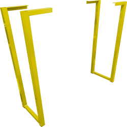 Base Pés Aparador Nova Jersey Para Tampos De Até 100cm X 25cm Amarelo é boa?