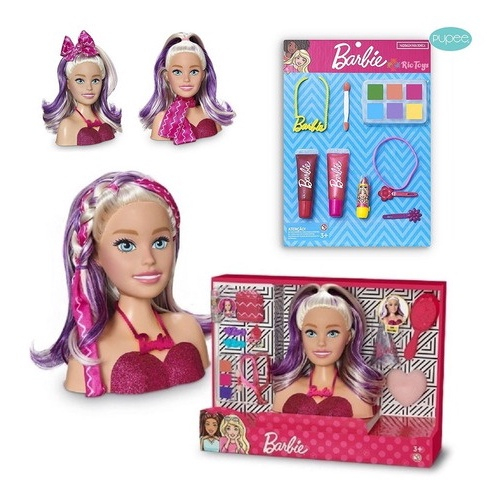 Nova Boneca Da Barbie Com Acessórios De Cabelo E Maquiagem em Promoção na  Americanas, boneca para fazer maquiagem