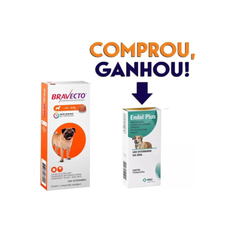 Menor preço em Kit Bravecto 4,5 a 10 kg e Endal Plus - Msd