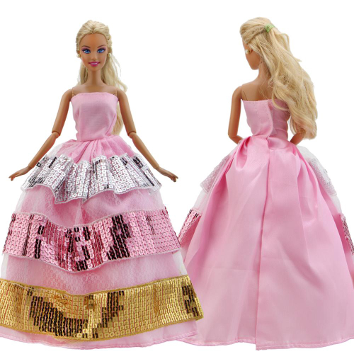 Vestido De Princesa Para Boneca Barbie