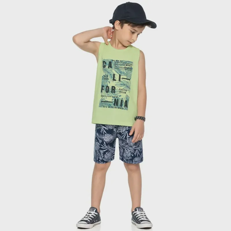 Conjunto Infantil Menino Verão, Picolés, 2 peças - Rei Rex - Loja