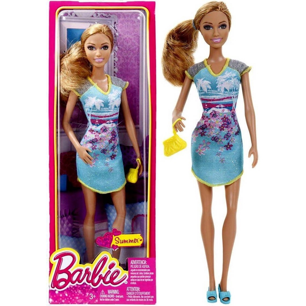 Look Roupa Boneca Barbie Fashion Estilosa Menina Mattel - Colorido