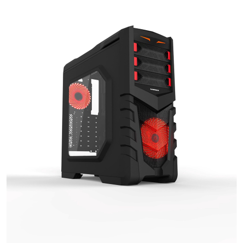 GABINETE GAMER GAMEMAX G530-VERMELHO