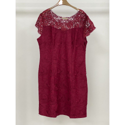 Vestido De Festa Bordado Renda Moda Evangélica Plus Size YL183 Menor preço em Vestido De Festa Bordado Renda Moda Evangélica Plus Size YL183