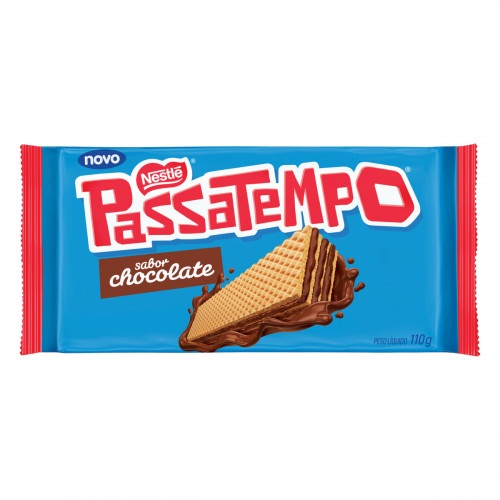 Biscoito Wafer Chocolate Nestlé Passatempo Pacote 110g Submarino 8624