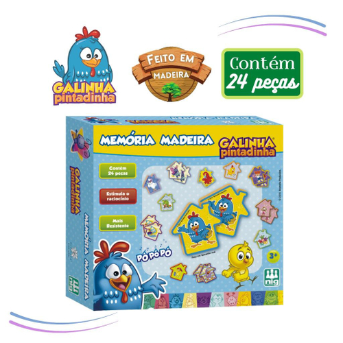 Jogo de Memória Galinha Pintadinha Toyster 2987