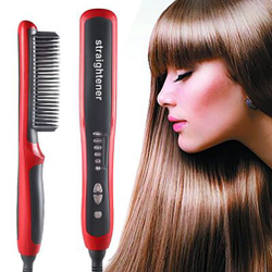 Escova pente alisadora de cabelo de cerâmica HQT-908B é boa?