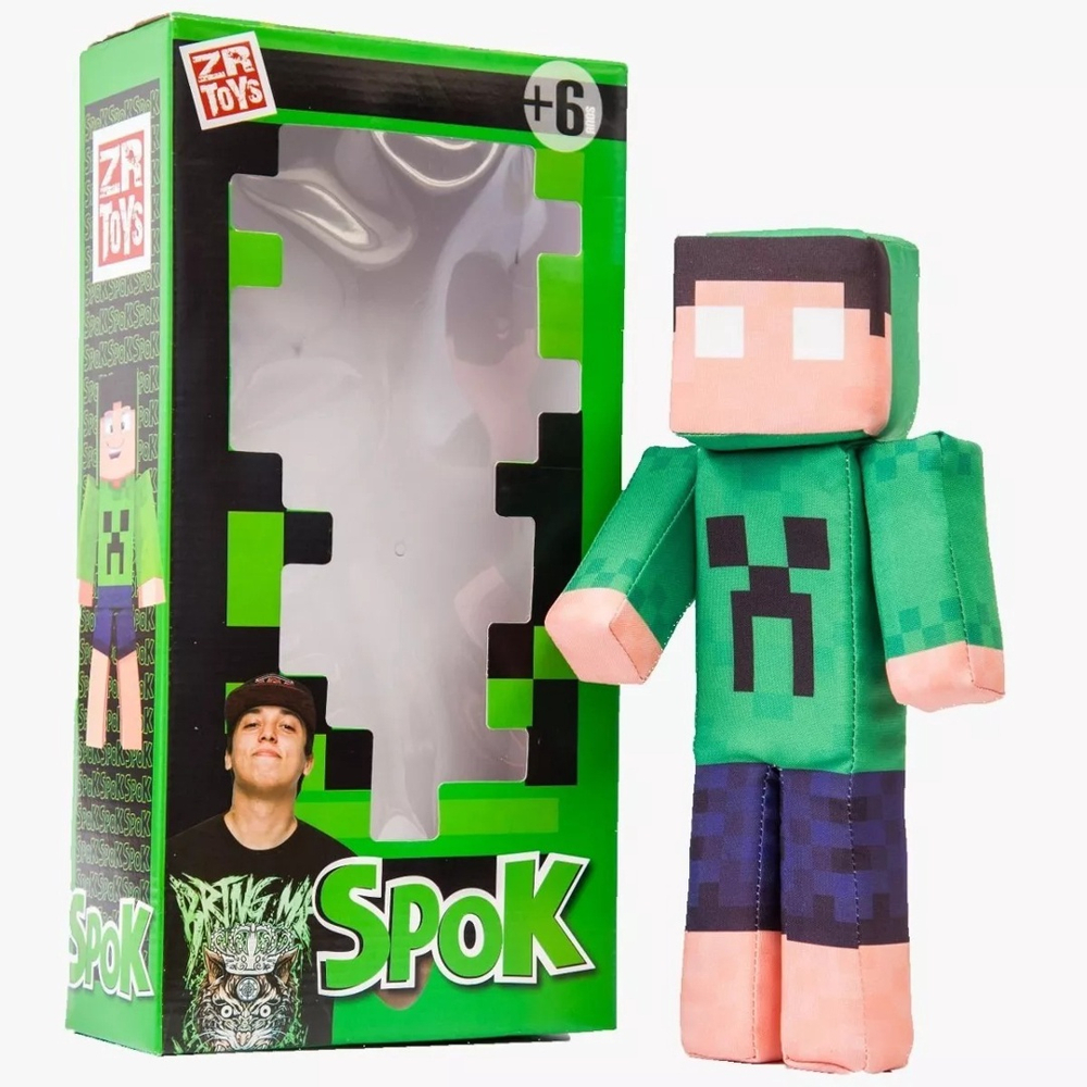 Boneco de pelúcia zr Toys Minecraft: Steve em Promoção na Americanas