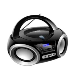 Rádio Portátil Lenoxx Boombox Bluetooth Fm e cd Player Menor preço em Rádio Portátil Lenoxx Boombox Bluetooth Fm e cd Player
