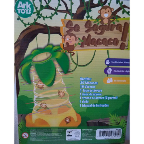 Jogo Cada Macaco No Seu Galho Brinquedo Infantil em Promoção na Americanas