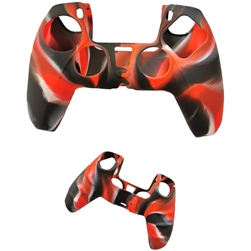 Capa Proteção Silicone 3 Cores Playstation5 Controle Ps5 Camuflada