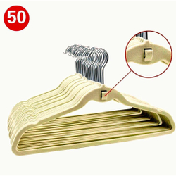 Kit 50 Cabides de Veludo Ultra Fino Antideslizante Bege é boa?