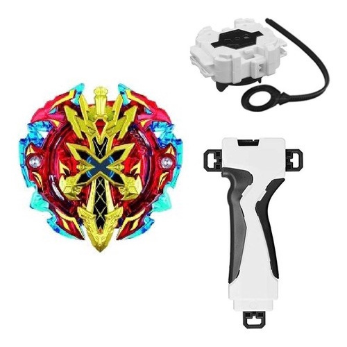 Beyblade Burst Metals Com Lançador Xcalius Xcalibur Promoção no Shoptime