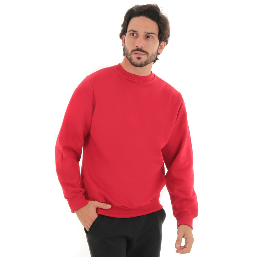 red moletom com capuz polo