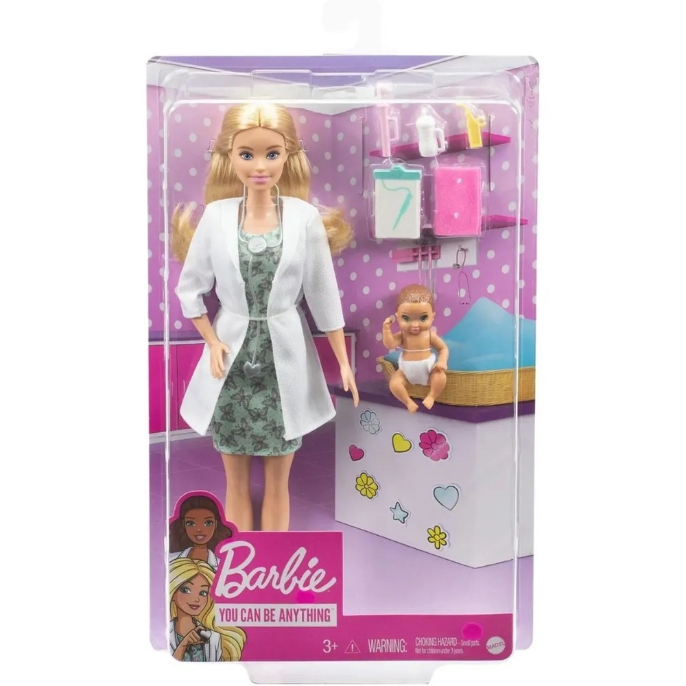 Conjunto Boneca Barbie Profissões Esportes Quero Ser Professora Futebol  Loira Mini Boneca - Mattel - Boneca Barbie - Magazine Luiza