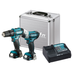 Kit de Parafusadeira e Furadeira de Impacto 2 Bat Lítio 2AH Bivolt 12V CLX228SAX Makita é boa?