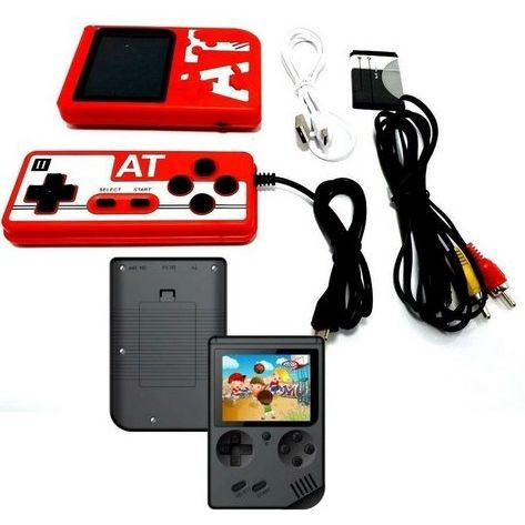 Mini Video Game Portátil Sup C/ 400 jogos + 1 Controle para 2