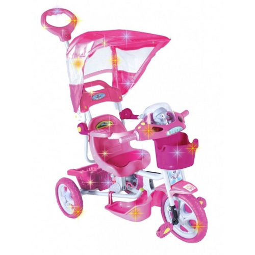 Velocípede Reclinável Rosa Bandeirante Passeio/Pedal - 352