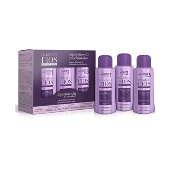 Cadiveu Kit Profissional Plástica Dos Fios Antifrizz 60ml 3 Produtos ...