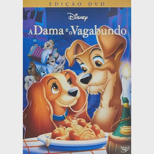 Dvd A Dama E O Vagabundo - Lacrado - Original - Disney