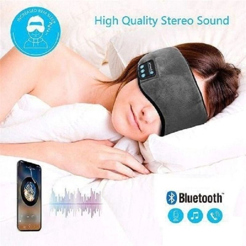 Tapa Olho Máscara De Dormir 3d Fone De Ouvido Bluetooth 5.2