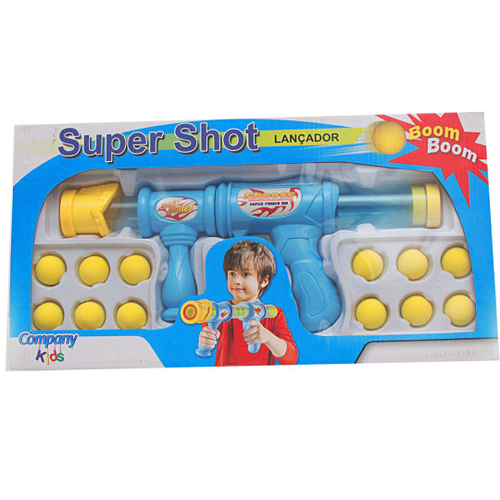 Arminha de Brinquedo infantil Lança Bola Super Shot ck em Promoção