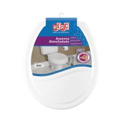 Assento Sanitário Almofadado Oval Tampa Vaso Privada Menor preço em Assento Sanitário Almofadado Oval Tampa Vaso Privada