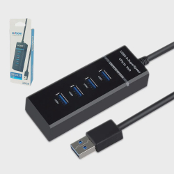 EXBOM-UH-30-Hub USB 3.0 expansão 4 portas super speed 5.0Gb/s com LED indicador-Preto é ruim? EXBOM-UH-30-Hub USB 3.0 expansão 4 portas super speed 5.0Gb/s com LED indicador-Preto é boa?