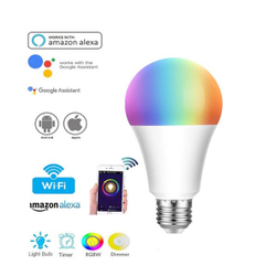 Lâmpadas LED inteligentes Tuya E27 9W-rgb com conexão WiFi é boa?