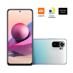 Smartphone Xiaomi Redmi Note 10 Pro Tela 6,67 6GB/128GB Azul Menor preço em Smartphone Xiaomi Redmi Note 10 Pro Tela 6,67 6GB/128GB Azul