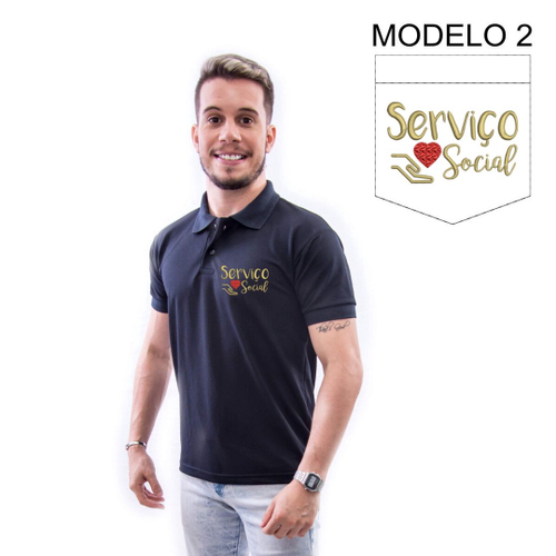 camisa polo e social