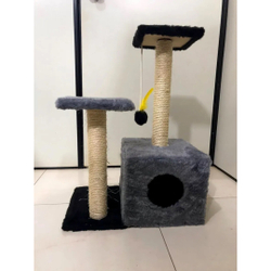 Arranhador Toca Para Gato Cinza Menor preço em Arranhador Toca Para Gato Cinza