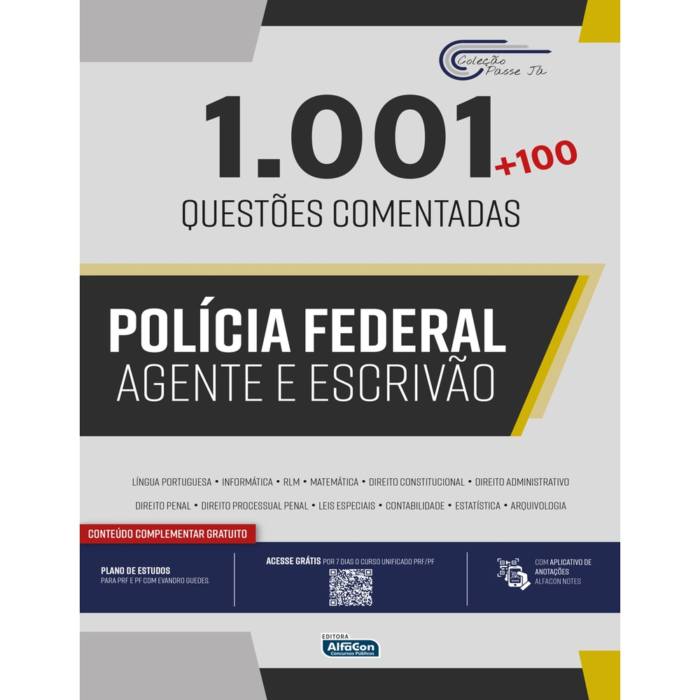 Livro - 1001 Questões Comentadas - Polícia Rodoviária Federal | Submarino