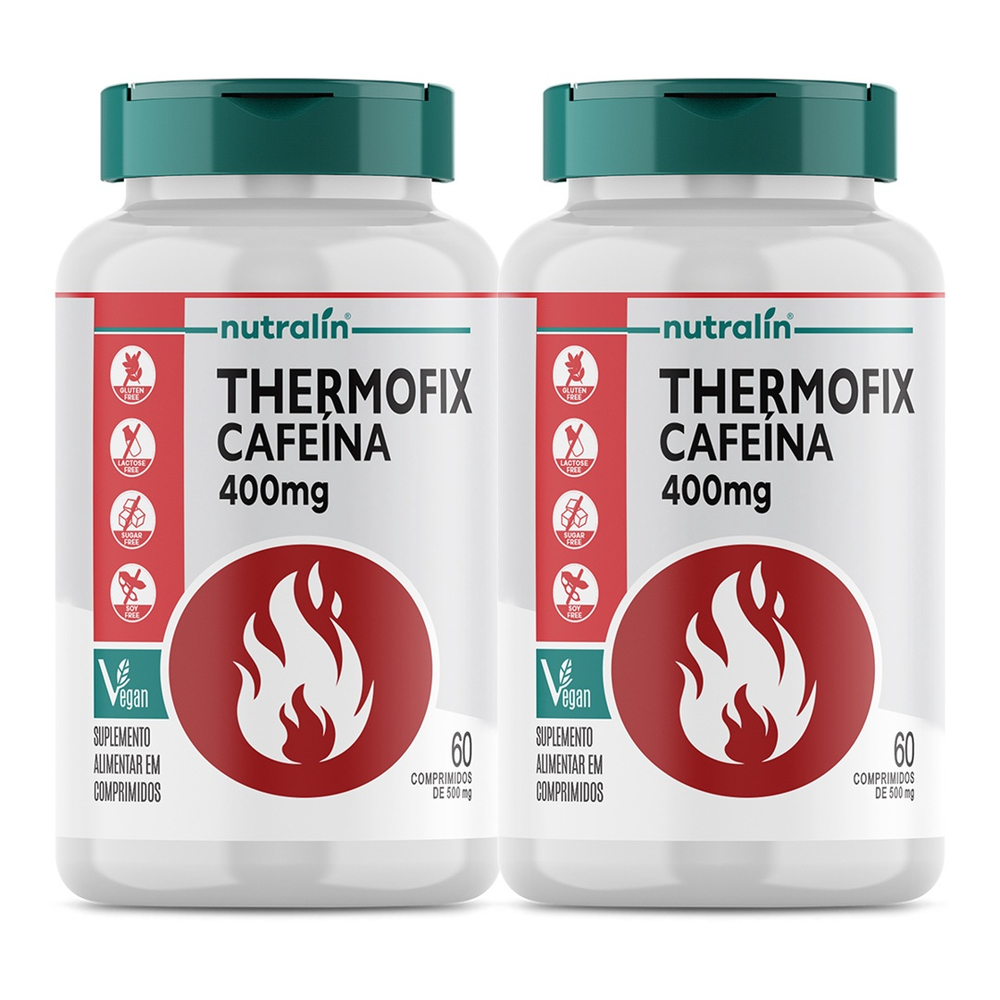 Combo 2 Thermofix Termogênico Cafeína Energia Vegan Nutralin | Submarino