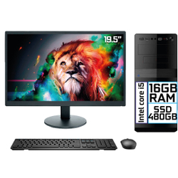 Computador Completo Intel Core i5 16GB ssd 480GB Monitor LED 19.5 hdmi EasyPC Go é boa?