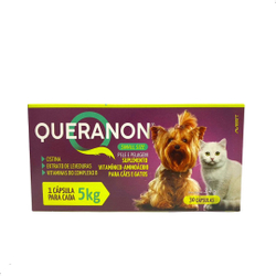 Queranon Pele e Pelagem Cães e Gatos 5kg c/ 30 Cápsulas 3,4g é boa?