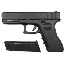 Pistola Airsoft Full Metal Mola Spring Bbs Glock Vigor V20 6mm Menor preço em Pistola Airsoft Full Metal Mola Spring Bbs Glock Vigor V20 6mm