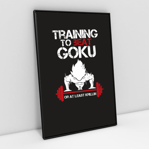 Quadro decorativo emoldurado Dragon Ball Z Goku Anime Desenho para quarto  sala em Promoção na Americanas