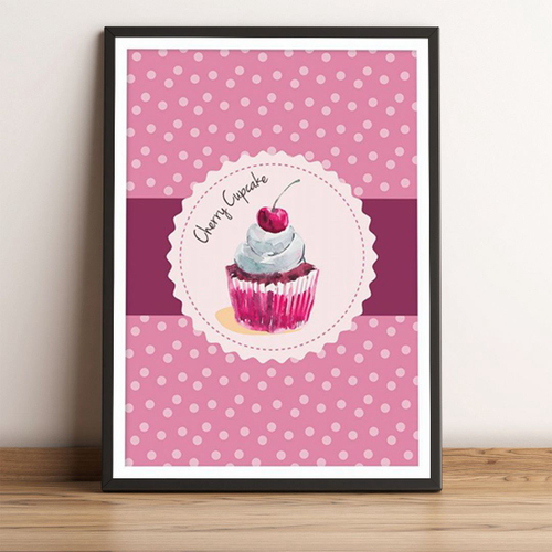 Almofadas Decorativas Infantil Cupcake Rosa