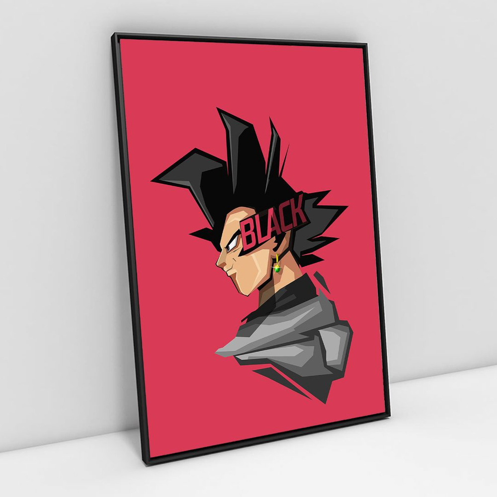 Quadro dragon ball gt  Black Friday Pontofrio