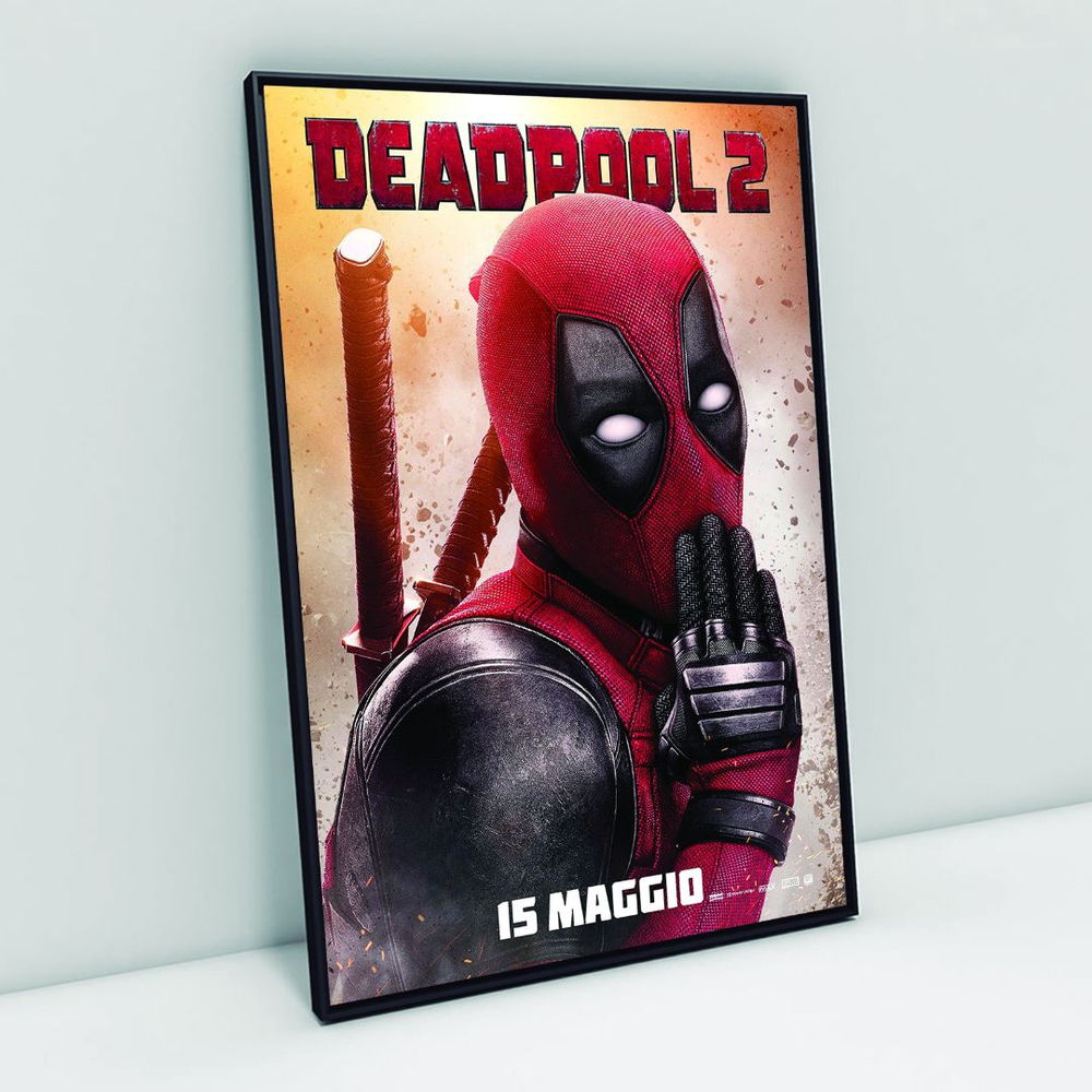 Quadros decorativos cartaz filme Super Herói Deadpool em Promoção