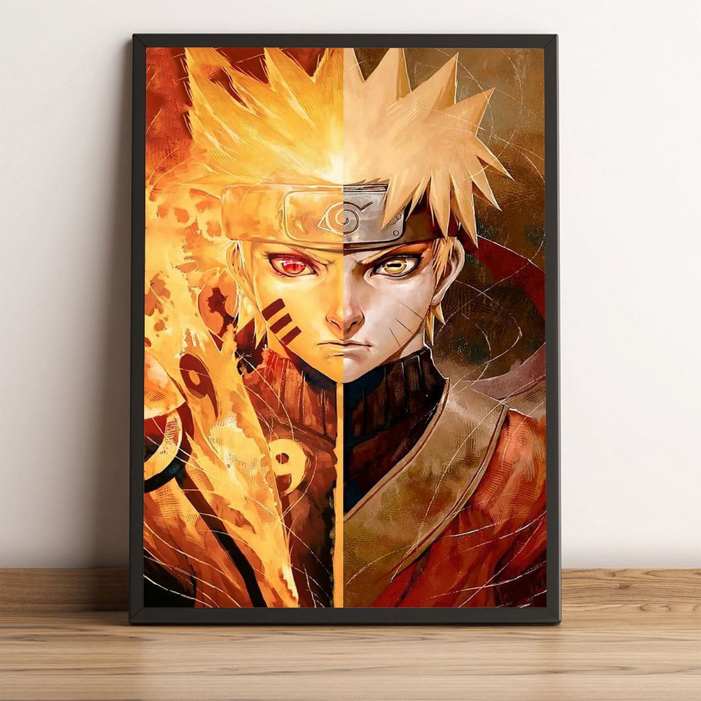 Quadro decorativo Desenho Naruto Kurama Anime Otaku para sala quarto em  Promoção na Americanas