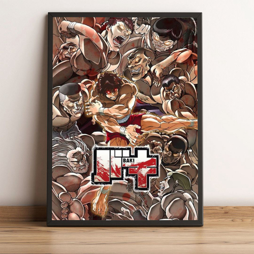 Baki O Campeão - Anime Caixa Box Decorativa em MDF