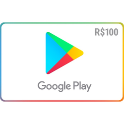 Gift Card Digital Google Play R$ 100 Recarga Menor preço em Gift Card Digital Google Play R$ 100 Recarga