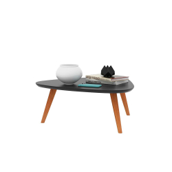 Mesa de Centro Retrô Valentina - Preto - ej Móveis é boa?
