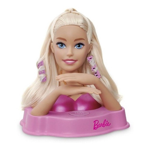 Barbie Cabeça Da Boneca Para Pentear E Maquiar Com 12 Frases em