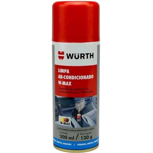 Higienizador Limpa Ar Condicionado Automotivo Spray W Max Ml Wurth