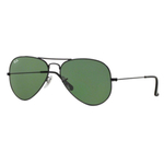 Oculos Solar Ray Bam Aviador Rb3025 L2823 58mm Preto Lente Verde G15